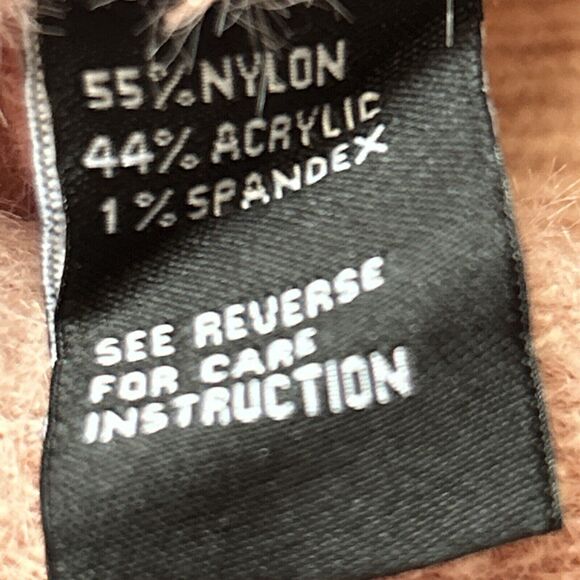 NEW-COCOBLEU Pink Blush Cozy Sweater Reindeer &‎ Snowflakes - Size Small - Picture 10 of 12